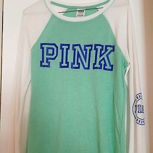 Pink Victoria's Secret Long Sleeve Shirt